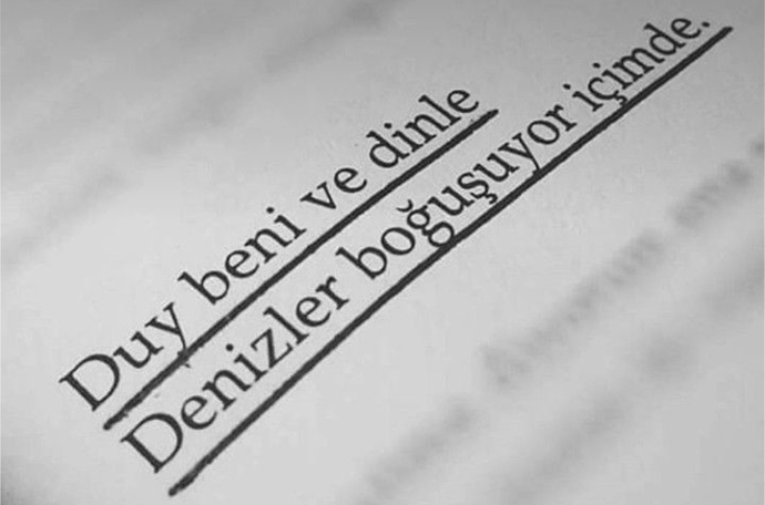 Ne şiir ne Masal ne de şarkılar anlamsızdı duymayan insana…