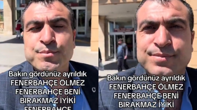 Fenerbahçe mi ben mi diyen eşiyle boşanan adam, adliyenin önünde video çekmiş. Bu kadar fanatiklik normal mi?