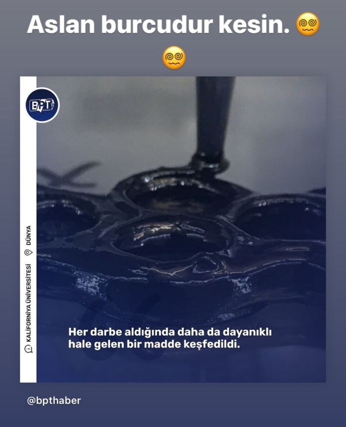 Her darbe aldığında daha da dayanıklı hale gelen madde keşfedilmiş. Bu ne olabilir sizce?
