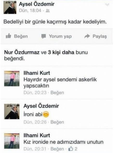 Bir sey olur mu bu yazdığımdan basima bir sey gelir mi?