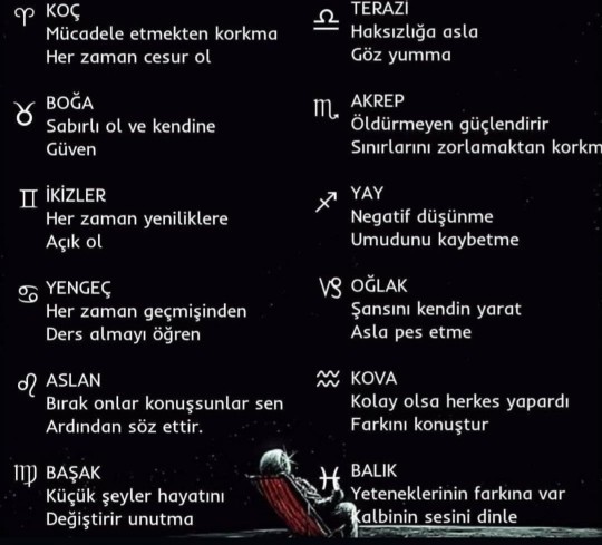 Burcunuzun insanlara vereceği yaşam tavsiyesi ne olurdu?