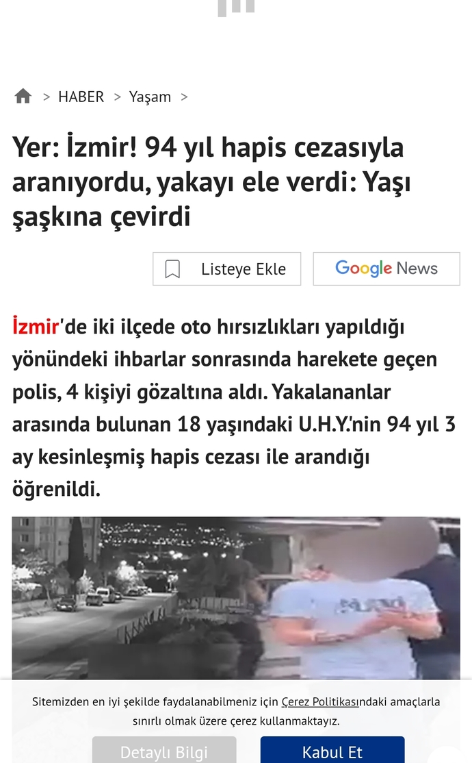 Hiç suç işledinmi?