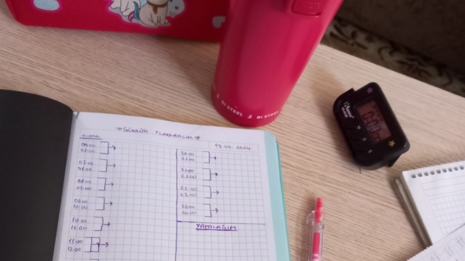 Kendim günluk planlayıcimi yaptim nasil olmuş?