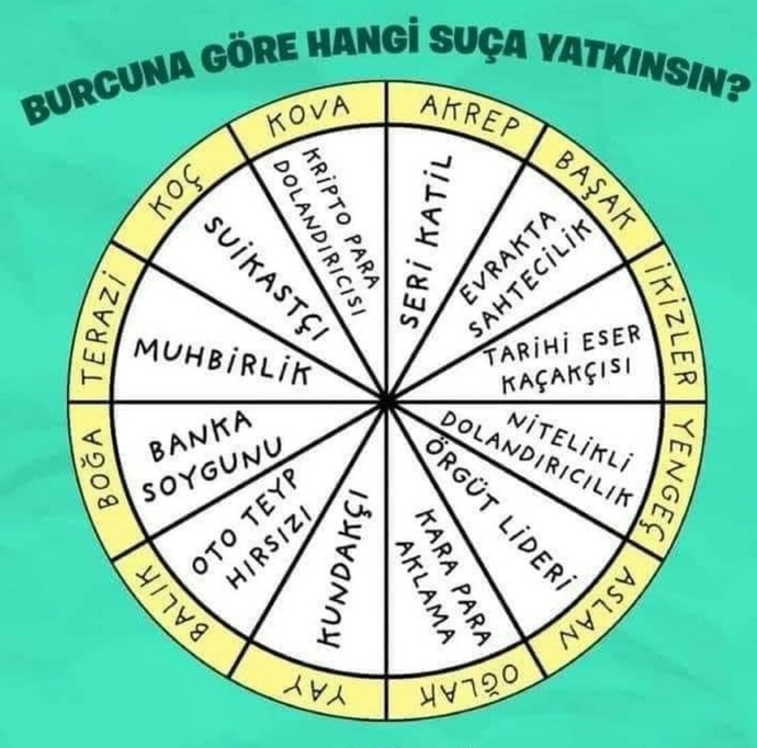 Burcunuza göre hangi suça yatkınsınız (detay)?