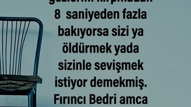 Karşınızdaki kişinin gözlerine bakarakmı yoksa kaçırarakmı konuşursunuz ?