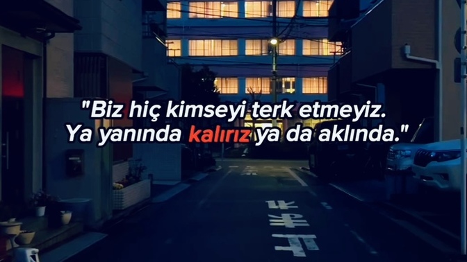 Sen hiç birini terk ettin mi?