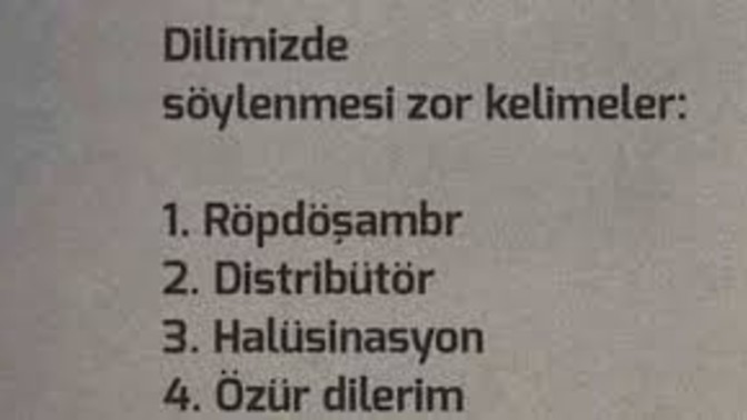 Hangi kelimelere diliniz dönmüyor 😅?