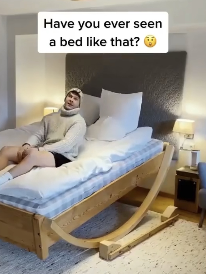 Böyle bir yatakta uyuyabilir misin?