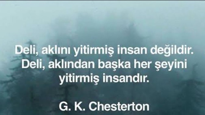 Aklını yitirmek/yitirmemek için bir sebep söyler misiniz?