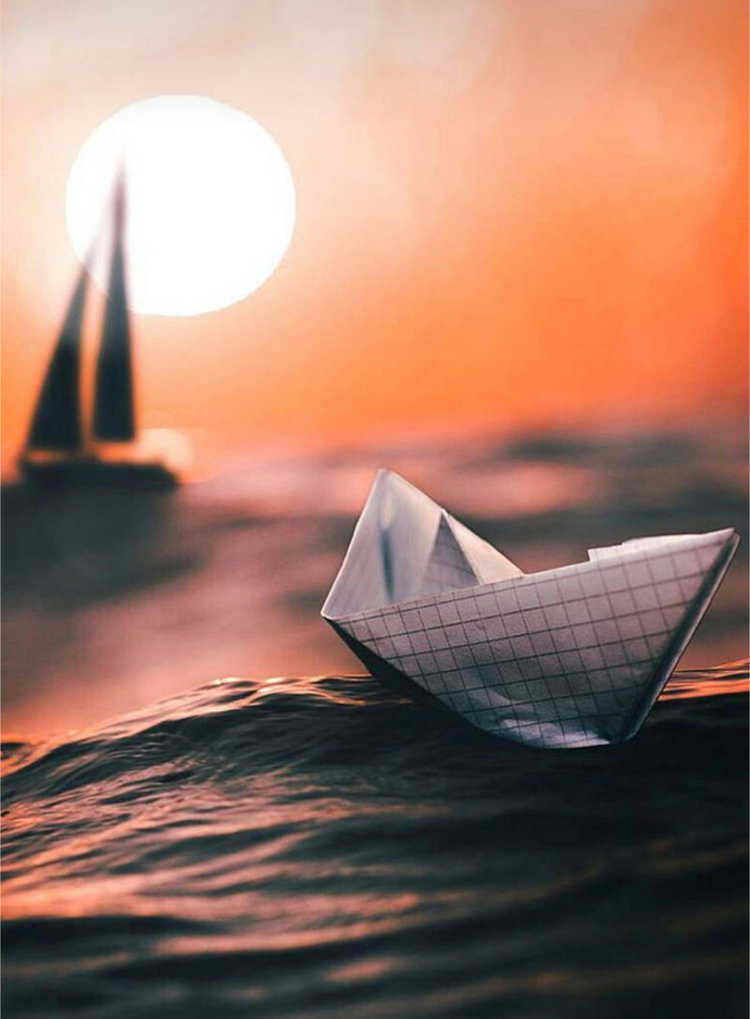 kağıttan gemiyle hangi Denize 🌊 kaçıyorsun ki
