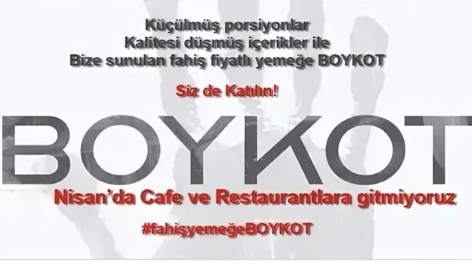 Sende bizimle fahiş fiyatları protesto etmek ister misin?