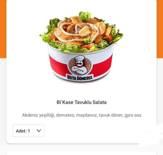 Diyetteyim bu salatayı sipariş ettim bir şey olur mu?