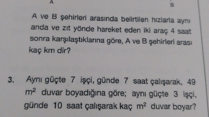 Kardeşimin sorularını çözemedim?
