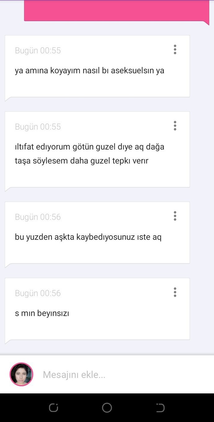 Siz erkekler neden?