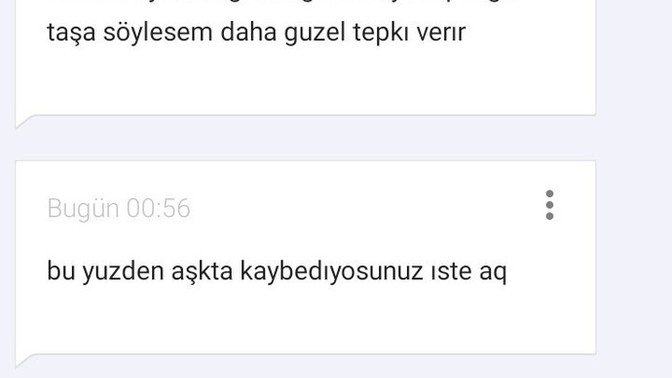 Siz erkekler neden?