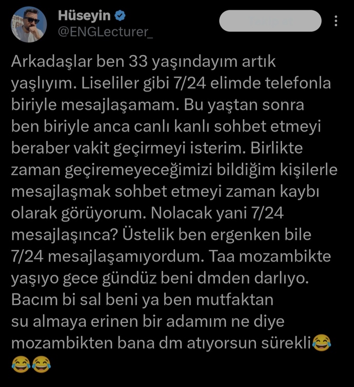 Erkekler böyle olmak çok mu zor?