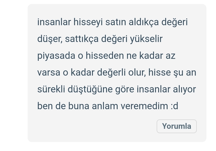Bu bilgi seviyesiyle borsada takılan kaç kişi var?
