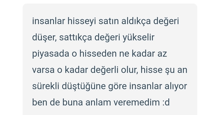 Bu bilgi seviyesiyle borsada takılan kaç kişi var?