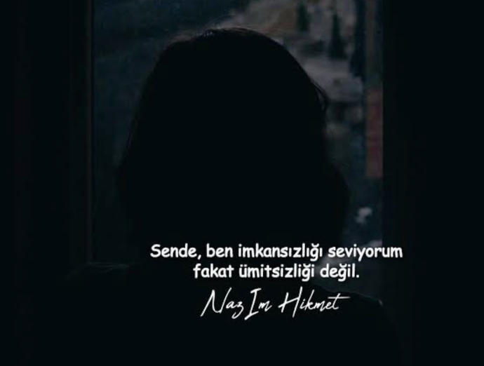 Hiç imkansızı istediniz mi olmucycagını bile bile yinede senden vaz geçemedim dediniz mi?