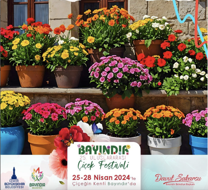 “Bayındır 25. Uluslararası Çiçek Festivali 25-28 Nisan 2024 tarihlerinde yapılacak! Kimler katılmak isterdi?