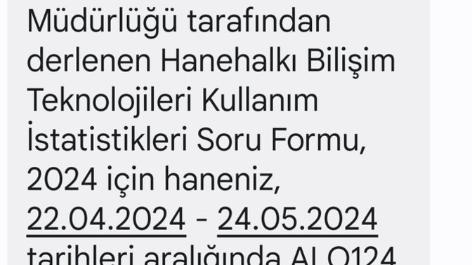 Tuik nedir 124 diye numara aradi beni ankete katilmazsam ceza yazicaklarini soylediler (resimli)?