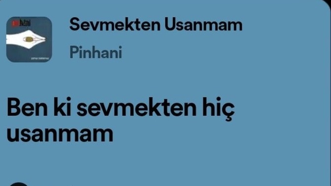 İnsan sevmekten usanır mı hiç?