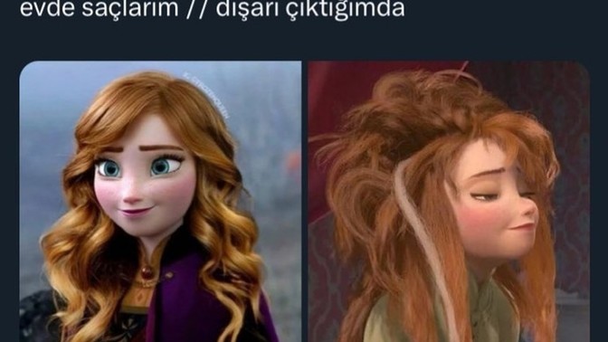 Sizin de dışarı çıkınca saçlarınız böyle oluyor mu🥲?