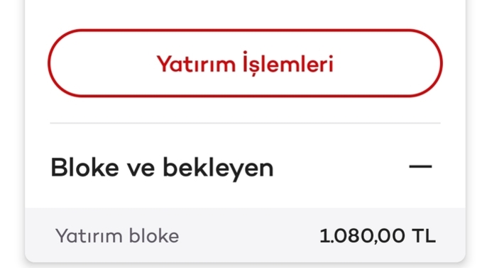 Halka arz yatırım bloke nedir?