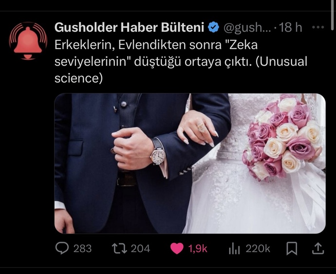 Erkeklerin zeka seviyesi neden geriliyor evlendikleri zaman?