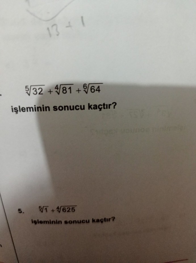 Bu sorunun cevabı ne?