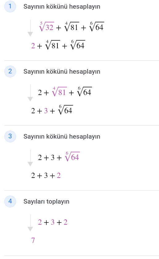 Bu sorunun cevabı ne?