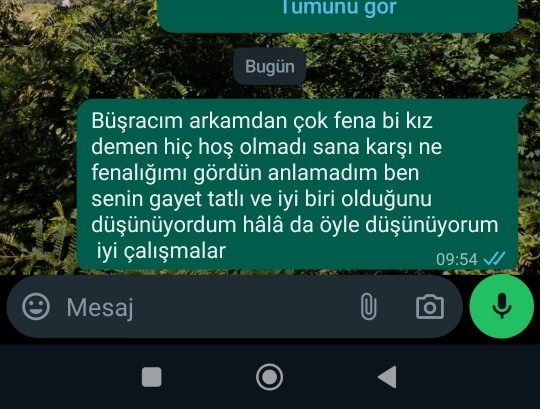 Arkamdan konuşan iş arkadaşıma bunu yazdım hakkı mıyım?