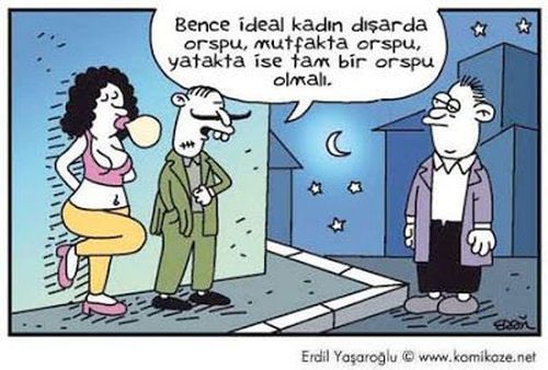 Erkeklerin sokakta mutfakta ve sekste ideal kadın beklentisi böyle midir, kadınların ideal erkek beklentisi nasıldır?