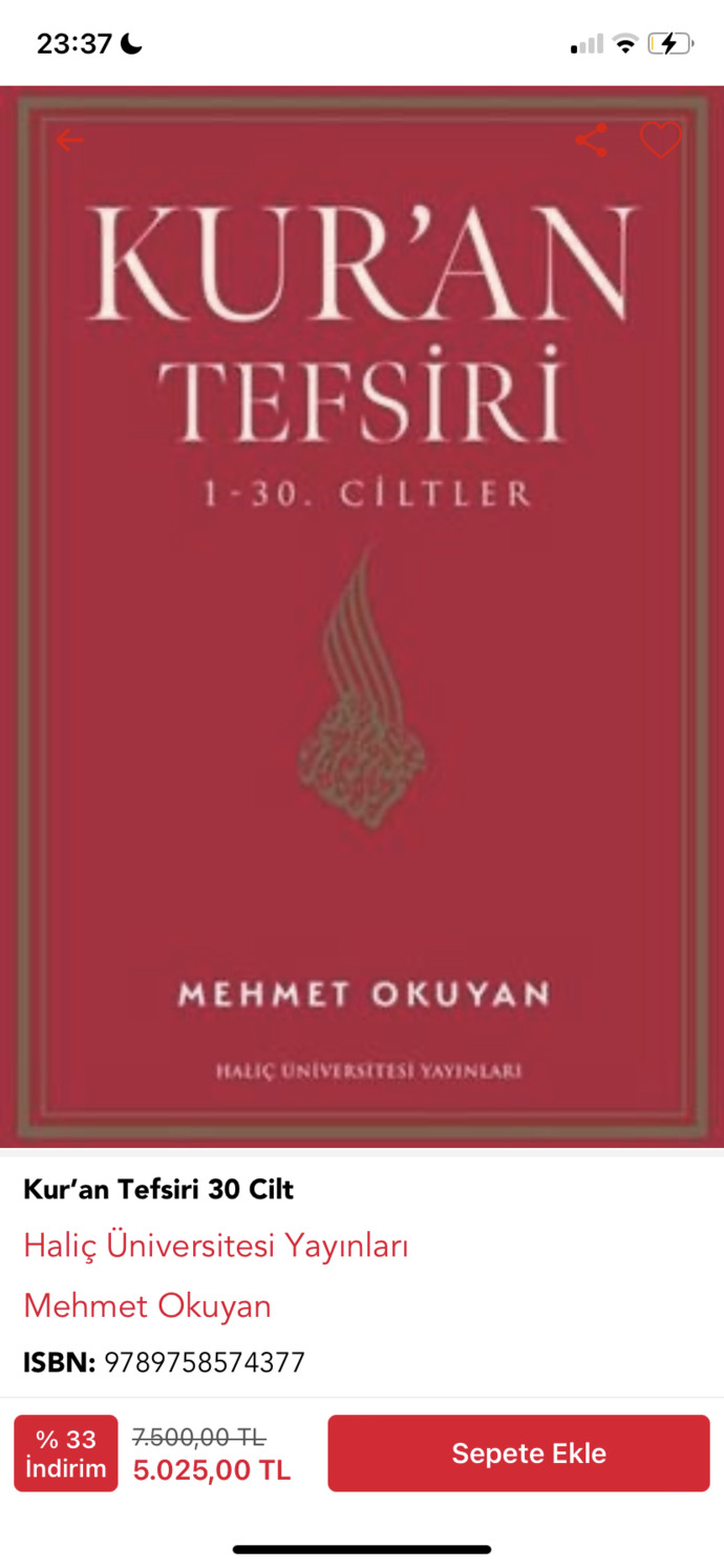 Bu kitap niye bu kadar pahali?