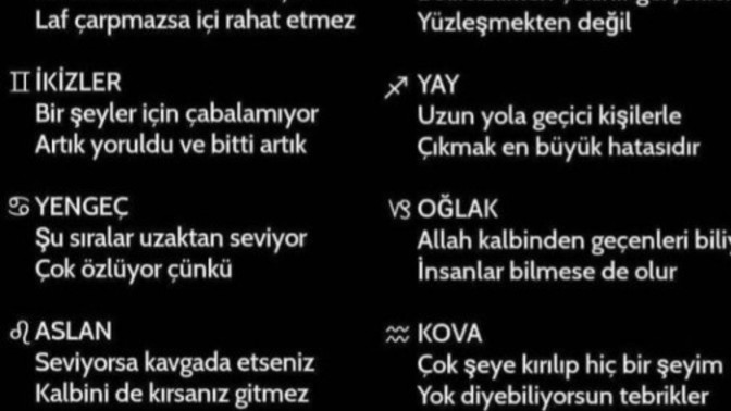 Bu aralar burçların aklından geçenler nelerdir?
