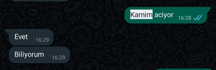 Erkek arkadasim regl oldugumu ve agrili gectigini biliyor
