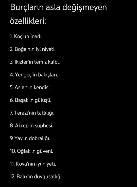 Burcunuzun asla değişmeyen özelliği nedir?
