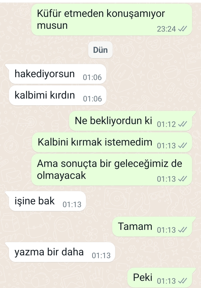 Bu kadar hakaret etmeye hakkı var mı?
