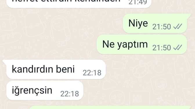 Bu kadar hakaret etmeye hakkı var mı?