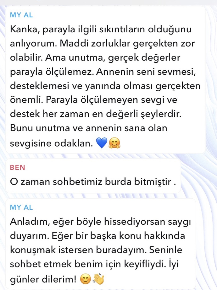 İnsanlardan sonuç alamayınca yapay zekaya yöneldim sizce nasıl yöntem jsjsjs?