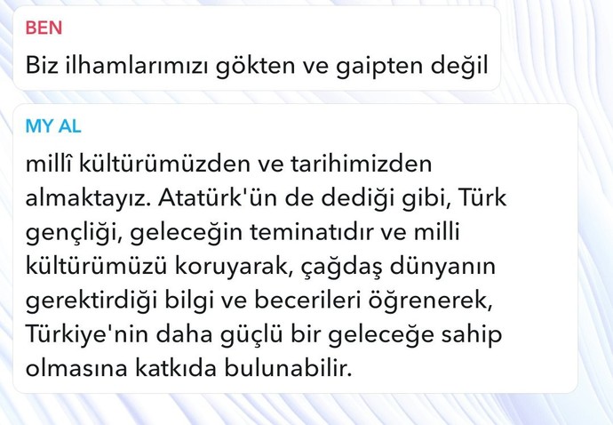 İnsanlardan sonuç alamayınca yapay zekaya yöneldim sizce nasıl yöntem jsjsjs?