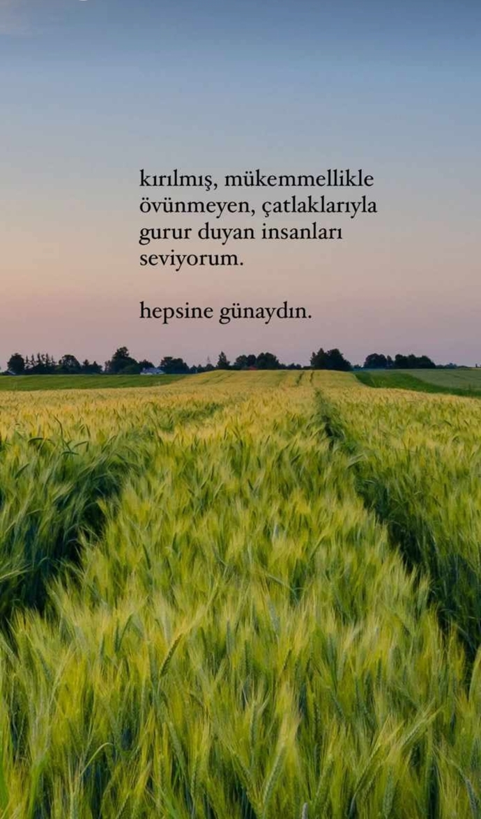 Günaydın. Ne tür karakter yapısında ki insanları seviyorsunuz?