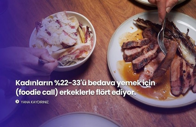 Kızlar bedava yemek için mi flört ediyor?
