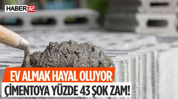 Çimentoya dev zam! Ev almak hayal mi oldu?
