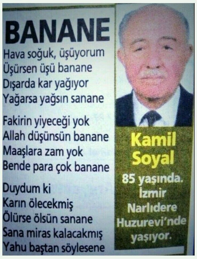 En sevdiğiniz şair ve bir şiir dizesi nedir?