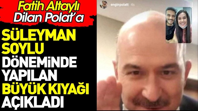 Dilan Polat vb. çeteler dönemin İçişleri Bakanı Süleyman Soylunun projesi miydi şimdi?