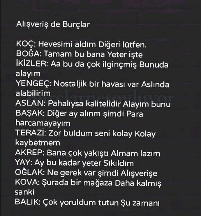 Alışverişte burçlar gözü tokmu yoksa aç gözlü mü?