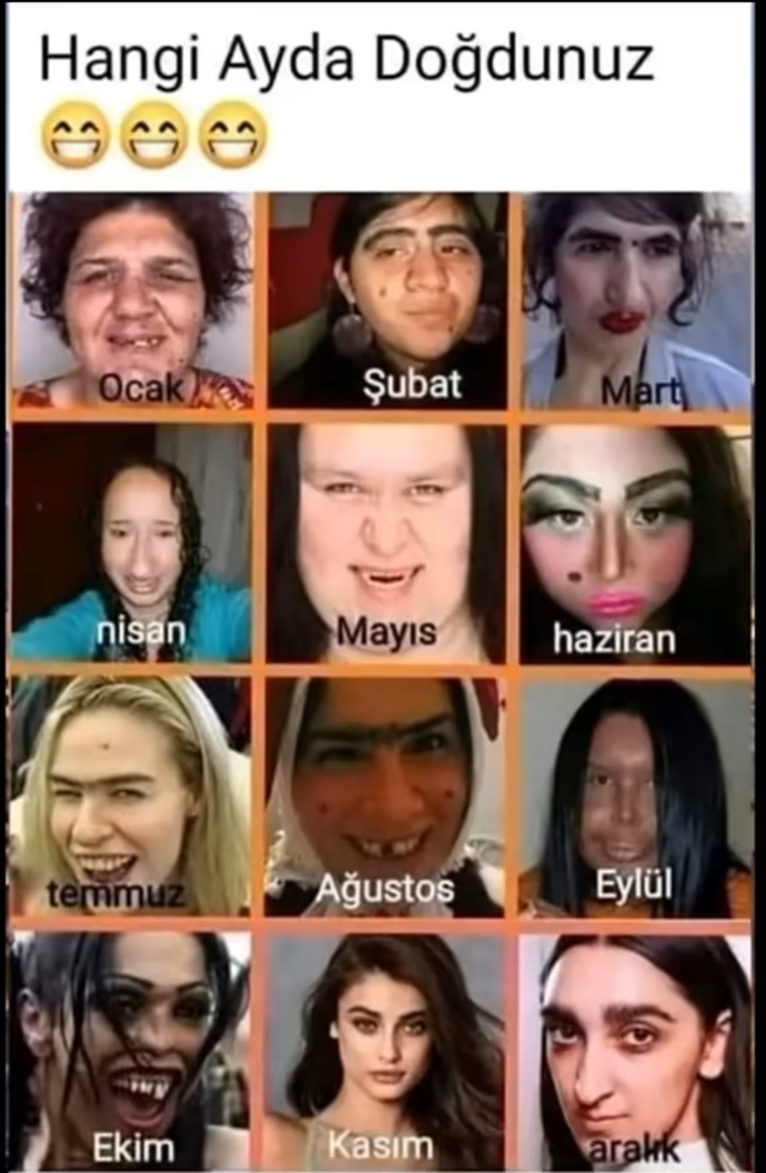 Hangi ayda doğdunuz 😂? Burcunuz nedir?