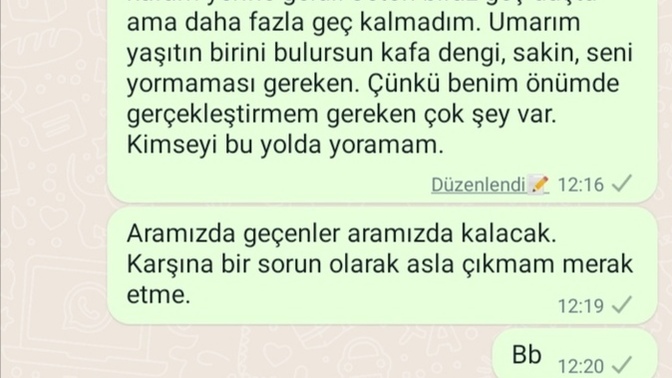 Erkekler, bunları yazıp gönderdim. Sizin tepkiniz ne olurdu?