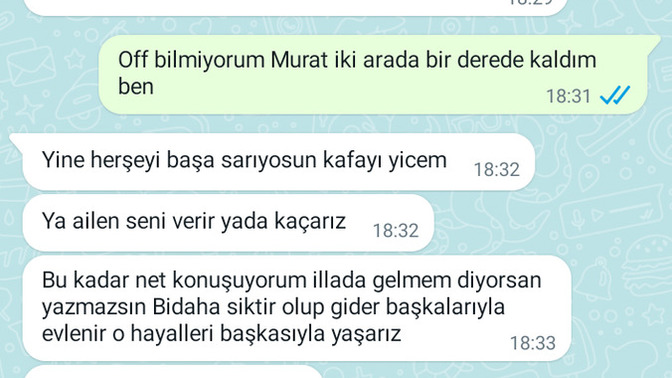 Kaçalım diyor ya ben kaçmam arkadaşlar?